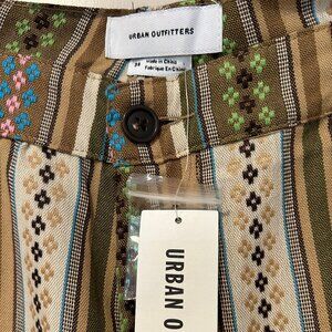 Cool and funky brocade pants NWF size 34 Urban Outfitters